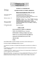 Conseil Municipal du 24 septembre 2020